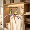 Perchero con forma de figura que lleva sombrero, temática de bosque, para el hogar, perchero sin marcas para dormitorio, tendedero de ropa