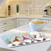 Alfombrilla de Encimera de Barro Diatómico Estilo Vintage Dibujos Animados Nuevos Halloween Estilo Americano Alfombrilla Drenante Resistente a la Suciedad Alfombrilla Secadora para Tazas de Agua