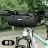 Bolsa para Bicicleta Bolsa Cilíndrica para Guidão Bicicleta de Montanha Grande Capacidade Impermeável Bolsa para Tubo Dianteiro Bolsa para Armazenamento de Celular Equipamento de Ciclismo