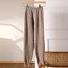 Otoño e Invierno nuevos pantalones de lana para niños niños y niñas bebé punto casual pantalones deportivos cálidos pantalones leggings gruesos