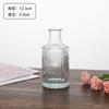 Estilo francês vintage em relevo vidro mini pequeno vaso ins estilo transparente hidropônico vaso de flores ornamentos decorativos de mesa