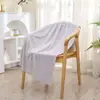 Toalha de Banho Espessa em Fleece Coral Saia de Banho Conjunto de Toalhas Macio Absorvente Sem Fiapos Doméstico para Homens e Mulheres