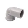 Codo de Rosca Interna Formosa Plastics 16d 22mm, Codo Estándar Imperial para Grifo de Agua, Rosca Interna PVC-U, Rosca de Plástico de 1/2