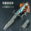 Triángulo Z Arma de Acción Modelo de Aleación Acción C-Metal Plata 22cm Arma Edición Pesada Prop de Creed