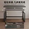 Escritorio de computadora, escritorio para juegos de escritorio en casa, escritorio de estudio para dormitorio, escritorio de oficina simple para adultos, banco de trabajo rectangular