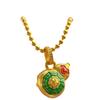Accesorios de estilo antiguo azul quemado colgante de calabaza Tairen colgante de campana Ping An Fu caminando DIY mano