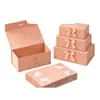 Caja plegable personalizada Caja de regalo plegable de una pieza Hecha a medida Caja de regalo cosmética plegable magnética Estampado en caliente de logotipo Personalizado