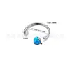 Piercing para Nariz de Titânio F136 Liga de Titânio Garra Definida Opala Cone Pontiagudo Piercing para Lábio Ferradura de Titânio G23 Haste C Unha de Diabo Joias para Body Piercing