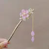Novo Estilo Chinês Ventilador de Franja Imitando Jade Grampo de Cabelo Grampo de Cabelo Feminino Saia Antiga com Rosto de Cavalo Acessórios Versáteis Disco de Cabelo Hanfu Grampo de Cabelo Grampo de Cabelo