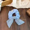 Acessório de cabelo novo de urso doce com laço para primavera e verão, elásticos de cabelo que não danificam, tiara para franja, presilha de cabelo