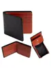 Cartera Horizontal Minimalista Japonesa Exclusiva Transfronteriza Multifuncional Múltiples Ranuras para Tarjetas Compartimento para Monedas de Piel Genuina para Negocios Cartera para Hombre