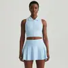 Protetor de Seio de Uma Copa Roupa Esportiva para Mulheres Treinamento Fitness Roupa Externa Corrida Aeróbica À Prova de Choque Saia de Tênis Conjunto de Yoga