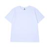 Camiseta de Algodão Puro 220g Gola Redonda Manga Curta Personalizada para Homens e Mulheres com Ombros Caídos Solta Moderna Marca Algodão Penteado Logo Estampado Cor Pura