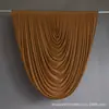 Telón de Boda de Moda con Decoración de Velos de Seda de Leche, Cabeza de Velos Semicircular, Arreglo de Escenario de Boda Estilo Coreano de Hada