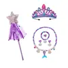 Comércio Exterior Transfronteiriço Moda Infantil Vestido Princesa Sem Mangas Moderno Cauda de Peixe Saia Longa Meninas Sereia Pequenas Mangas Voadoras Vestido de Lantejoulas