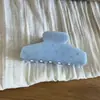 Pinza para el pelo romántica estilo francés con cielo estrellado y gotas de agua incrustadas de diamantes para mujer, Novedad Primavera/Verano 2026, Pinza de tiburón dulce y elegante