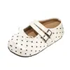 Pantuflas Jx de Suela Gruesa con Lunares Slip-On Mary Jane de Punta Cerrada para Mujer para Usar Afuera con Faldas Verano 2026
