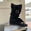 Nuevas Botas de Verano 2026, Sandalias de Tira, Botas Caídas de Moda Planas Tendencia que Aumentan la Altura, Botines