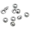Ojal de aire de aluminio borde redondo ojal metálico de aluminio ojal para zapatos abrigo chaqueta de plumas ojal ojal de zapato fabricantes al por mayor en stock ojal de aire