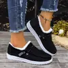 Botas de nieve de invierno para mujer de talla grande, estilo europeo y americano, suela gruesa, ribete de pelo, forradas de forro polar y cálidas, zapatos de algodón para mujer de talla grande