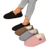 Nuevas zapatillas de algodón simples de venta caliente transfronteriza para mujer, engrosadas, ligeras, antideslizantes, cálidas zapatillas de dormitorio, venta al por mayor desde el fabricante