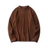 Camisa de veludo alemã masculina outono e inverno nova forrada de lã espessada roupa íntima térmica gola alta masculina manga comprida camiseta masculina