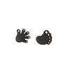 Brincos Assimétricos Fofos de Desenho Animado para Mulheres Moda Ins Transfronteiriça Aço Inoxidável Corte Pequeno Mão e Pegada Studs para Osso da Orelha Atacado
