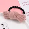 Nuevo Estilo Coreano de Invierno y Primavera Lazo Simple Cuerda de Lana para el Cabello Popular en Internet ins Goma Elástica Goma para el Cabello Banda para el Cabello Anillo para el Cabello Accesorios para el Cabello para Mujeres