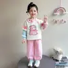Conjunto de Otoño para Niña: Moda 2026 Conjunto de Sudadera de Dos Piezas para Niñas, Estilo Coreano Conjunto de Dos Piezas de Pantalones de Chándal para Otoño para Niños