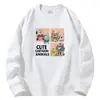 Suéter de peso pesado con cuello redondo para hombre, moda primavera y otoño 2024, para estudiantes nuevos, holgado, talla grande, camiseta base casual
