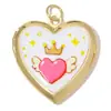 Colgante de Caja de Fotos de Cobre DIY Corazón Sol Arcoíris para Mujeres, Limón Cereza, Se Puede Abrir, Puede Guardar Fotos, Colgante de Joyería