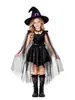 Disfraz Infantil de Halloween Disfraz de Bruja Disfraz para Actuación en Escenario Ropa Infantil Disfraz de Bruja Elfo del Bosque Vestido para Niña