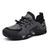Zapatos de Ocio al Aire Libre Transfronterizos, Zapatos para Rafting en Ríos, Zapatos de Senderismo, Zapatos de Senderismo Transpirables, Resistentes al Desgaste, Antideslizantes, de Secado Rápido, Zapatos para el Agua, Color Negro Único