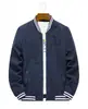 Chaqueta de Cuello Alto para Primavera y Otoño, Alternativa de Capa Única al Gabán, Chaqueta de Béisbol Impermeable y Transpirable, Community Bank, Automotriz, Ropa de Trabajo Corporativa