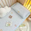 2026 Novo Modelo Classe A Grau Materno e Infantil Revestido de Nylon Refrescante Desenho Animado Cobertura de Cama Infantil Tapete de Cama de Verão Refrescante