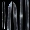 Acero T10 Cubierto de Tierra, Espada Japonesa con Filo Quemado, Hoja de Espada Desnuda, Espada Larga Samurai, Hamon Templado con Arcilla, Sin Filo