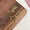 Nuevo Pasador de Libélula Retro de Nicho Pasador para el Cabello de Mujer Flequillo Pin de Una Palabra Hada del Bosque Pasador de Mariposa Pasador