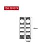 Adequado para 14-21 Toyota Tantu Controle Central Interruptor de Volume Adesivo Fibra de Carbono Modificação Interior Auto Peças