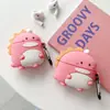 Fábrica Adequado AirPods 2ª Geração/3ª Geração Dinossauro Silicone Conjunto de Fones de Ouvido Desenho Animado AirPods Pro Bolsa para Fones de Ouvido