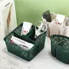Caja de almacenamiento de escritorio nueva 2022 para cosméticos, lápiz labial, cesta de almacenamiento de acabado, cesta de almacenamiento para control remoto, teléfono móvil, artículos varios