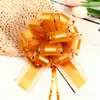 Amazon Transfronteiriça 50 # Bola de Fio de Tinta com Borda Dourada Grande Flor, Decoração de Presente de Natal Festivo Flor Esférica Puxada à Mão