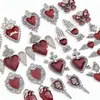 Colgante de Teléfono Móvil con Alas de Corazón Gótico Retro Personalizado Transfronterizo Europeo y Americano, Collar, Pulsera, Accesorios de Joyería