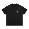 Essentials Hhh Marca Tendência Estilo Americano Verão Estampa de Letra Solta Casual Manga Curta Camiseta para Homens e Mulheres Ins