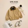 Conjunto de Chaqueta con Solapa para Niños 2026 Nuevo Estilo Coreano Moda de Primavera y Otoño Conjunto de Tres Piezas para Niños Pequeños