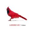 Clip de pájaro Cardenal Rojo de Amazon Adornos Navideños de Cardenal para Árbol Decoración de Muebles con Patas