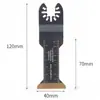 Lâmina de Serra Reta de Liberação Rápida de Aço de Alto Carbono 35mm para Marcenaria Metal Multiuso Lâmina de Serra Acessórios Lâmina de Serra Universal