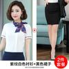 Traje Profissional Feminino Verão Temperamento Vestido OL Recepção de Hotel Roupas de Trabalho Loja de Joias Esteticista Uniforme de Aeromoça