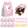 Caja de papel portátil más vendida transfronteriza caja de dulces para boda caja de dulces para fiesta de un mes de bebé fiesta de boda caja de dulces de regalo