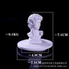 Resina Imitação Gesso Personagem Europeu David Ariadne Tampa para Copo de Vela Copo de Vela de Incenso Acessórios Ornamentos de Mesa