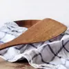 Asa de Frango Madeira Panela Antiaderente Pá de Madeira Espátula de Cabeça Inclinada Pá para Fritar Cozinhar Utensílios de Cozinha Domésticos Atacado